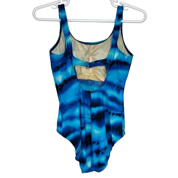 Miraclesuit Blue 14DD One Piece Underwire Swimsuit - Picture 2 of 7